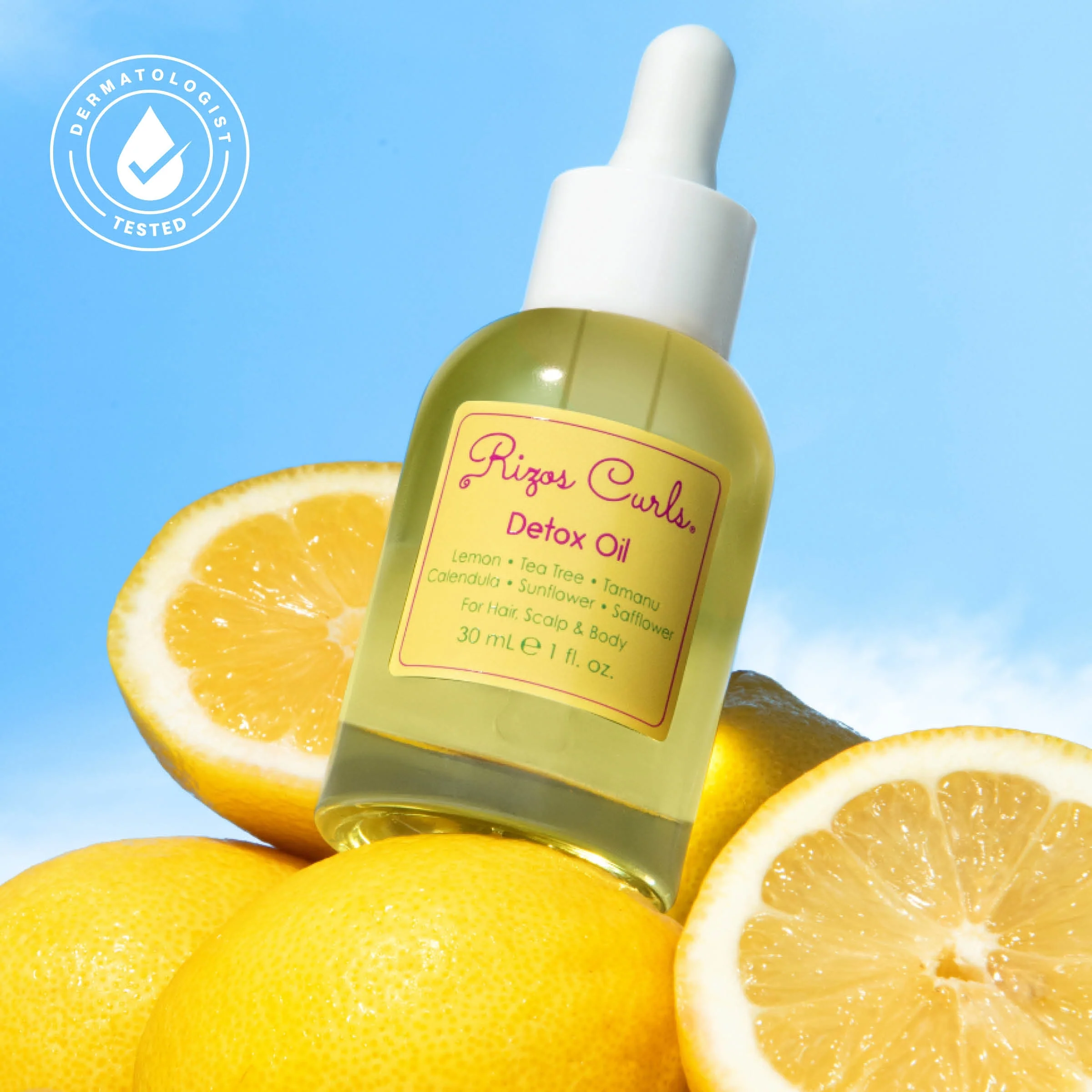 Detox Oil for Hair, Scalp & Body: Healing Tea Tree & Lemon for Scalp Health - Image 3