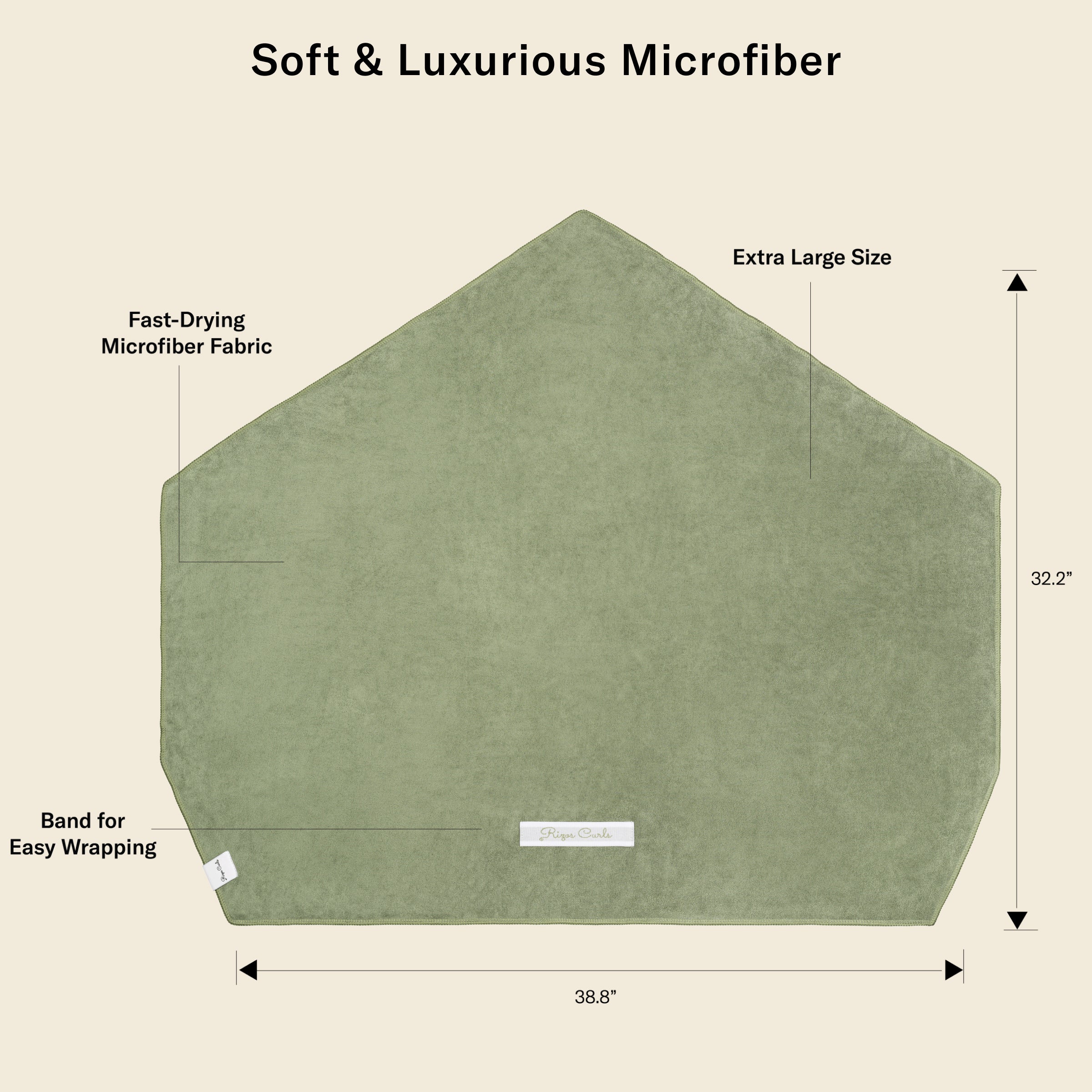 Microfiber Towel + Wrap - Image 3