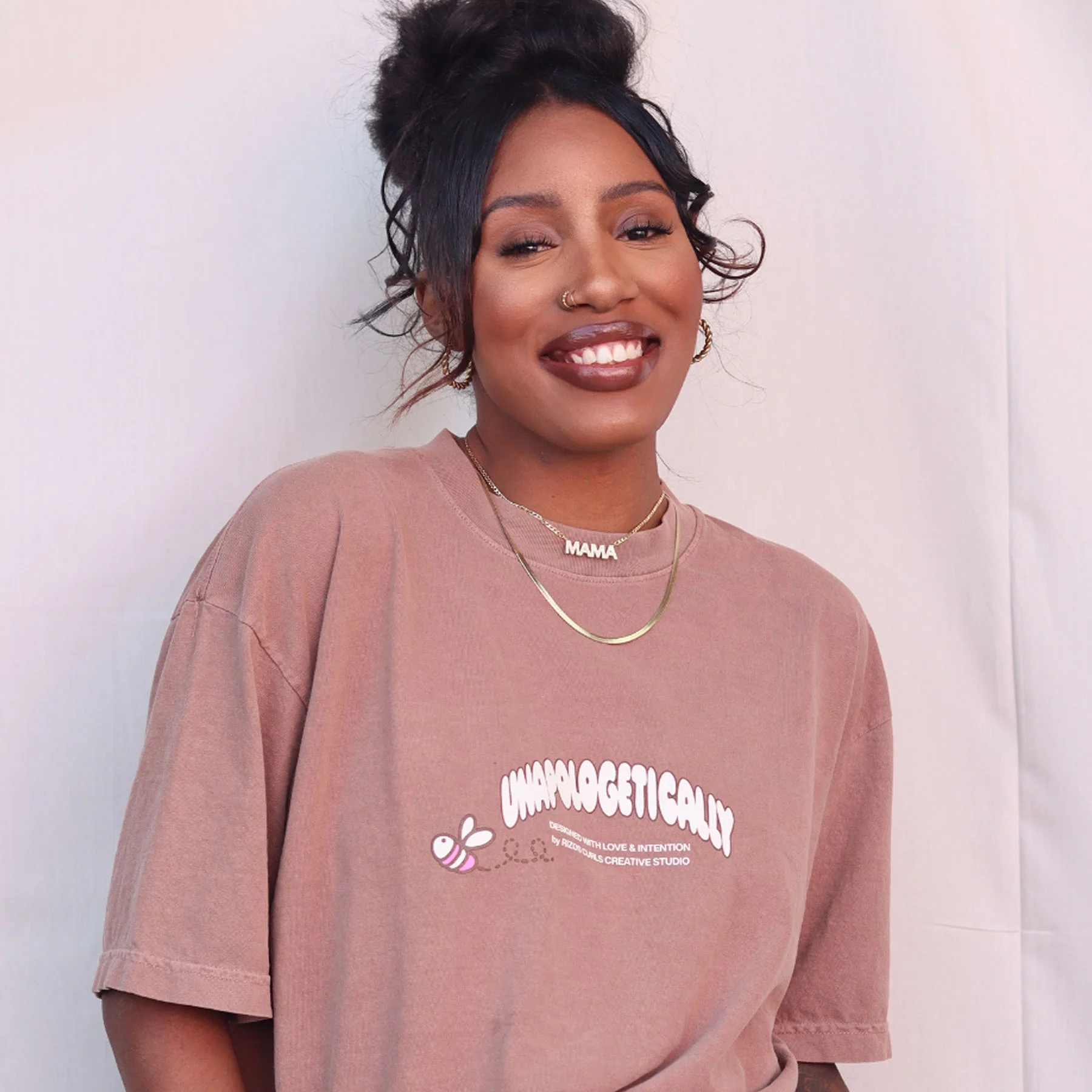 SOLD OUT - Rizos Curls 'Unapologetically You' Tee Shirt - Image 4